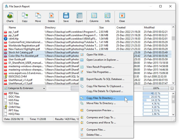 File Search Results